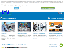 Tablet Screenshot of lhm-instrumentation.eu